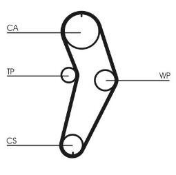 ZESTAW ROZRZĄDU /+ POMPA WODY/ CONTI CT709WP2