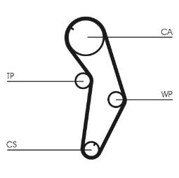 PASEK ROZRZ. CONTI CT821