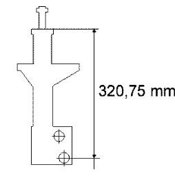 AMORT./PRZ/ VW PASSAT 88-92 /KOL./ /GAZ/ SACHS A170 130
