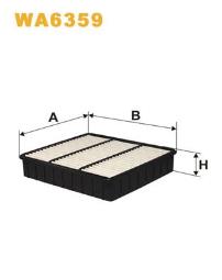 FILTR POW.MITSUBISHI 1,3 96- /COLT/ WIX WIX WA6359