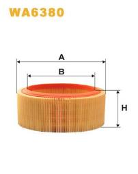 FILTR POW.RENAULT 1,8-2,0 /CLIO/ WIX WIX WA6380