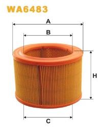 FILTR POW.CITROEN 1,9D /ZX/ WIX WIX WA6483