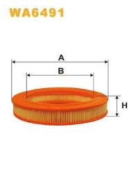 FILTR POW.MAZDA 1,1-1,3 88- WIX WIX WA6491