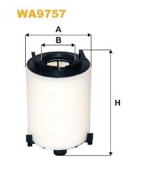 FILTR POW.AUDI 1,2-2,0FSI 03- /A3,SKODAOCTAVIA II,VW GOLF V/ /EXPORT MODEL/ WIX WIX WA9757