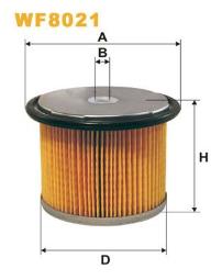 FILTR PALIWA CITROEN DIESEL 1,9 /POLONEZ/ WIX WIX WF8021
