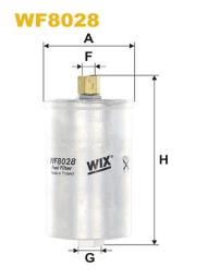FILTR PALIWA AUDI BENZ. VW INJ, WIX WIX WF8028
