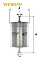 FILTR PALIWA AUDI DIESEL 1,9TDI A3 WIX WIX WF8046
