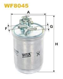 FILTR PALIWA VW DIESEL 87- /PODGRZEWACZ/ WIX WIX WF8045
