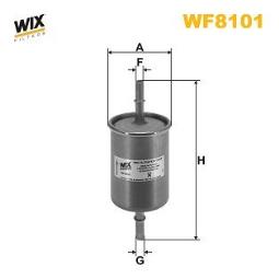 FILTR PALIWA OPEL BENZ. 95- WIX WIX WF8101