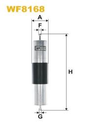 FILTR PALIWA BMW BENZ. 1,8-2,3 94- WIX WIX WF8168