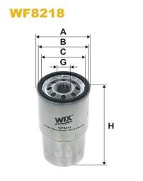 FILTR PALIWA TOYOTA DIESEL 2,0TDI 96- WIX WIX WF8218
