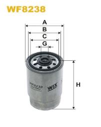 FILTR PALIWA VW DIESEL 1,9 TDI 98-/PASSAT/ WIX WIX WF8238