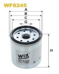 FILTR PALIWA RENAULT DIESEL 1,9DTI 96- WIX WIX WF8254