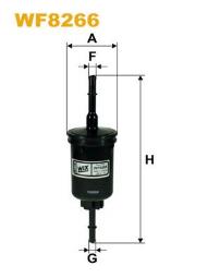 FILTR PALIWA FORD BENZ. 1,25-1,6 01- /FISTA/ WIX WIX WF8266