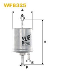 FILTR PALIWA AUDI BENZ. 2,0 06/05- A4 WIX WIX WF8325