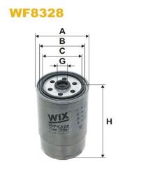 FILTR PALIWA ALFA DIESEL 1,9JTD 02-/ALFAROMEO 147-156/ WIX WIX WF8328