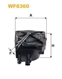 FILTR PALIWA FORD DIESEL 1,6TDCI 04- /FOCUS II / WIX WIX WF8360