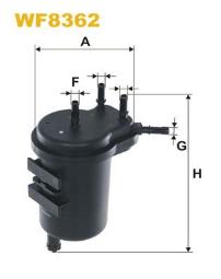 FILTR PALIWA VW DIESEL 2,7-3,0 V6 /A4/ WIX WIX WF8368