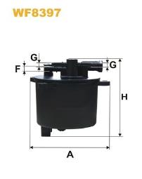 FILTR PALIWA RENAULT DIESEL 1,5DCI -09/LAGUNA III,TWINGO II/ WIX WIX WF8403