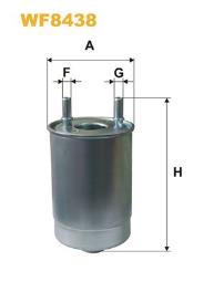 FILTR PALIWA RENAULT DIESEL 1,5DCI 10- /FLUENCE,MEGANE CC,MEGANE III,SCENIC III/ WIX WIX WF8438