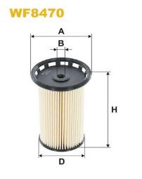 FILTR PALIWA VW DIESEL 1,6-2,0TDI 10- /PASSAT,SHARAN,SEAT ALHAMBRA,AUDI A3/ WIX WIX WF8470