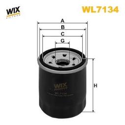 FILTR OLEJU MITSUBISHI BENZ. 1,3-1,6 16V92- /COLT/ WIX WIX WL7134