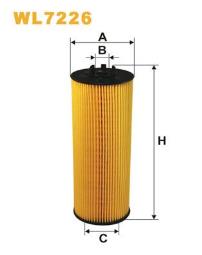 FILTR OLEJU AUDI DIESEL 2,5TDI 97- /A6/ WIX WIX WL7226