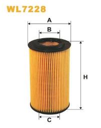 FILTR OLEJU OPEL DIESEL 2,0DI,TDI 98- /VECTRA/ WIX WIX WL7228