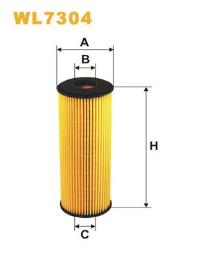 FILTR OLEJU DB BENZ. 91- /124/ WIX WIX WL7304