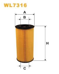 FILTR OLEJU DB DIESEL 96- /SPRINTER/ WIX WIX WL7316