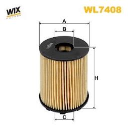 FILTR OLEJU OPEL DIESEL 1,3CDTI 03- /AGILA,CORSA/ WIX WIX WL7408