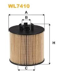 FILTR OLEJU VW BENZ. 1,4-2,0 FSI 03- WIX WIX WL7410
