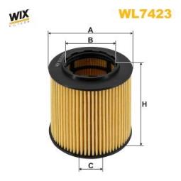FILTR OLEJU BMW BENZ. 5 05- /E60,E61/ WIX WIX WL7423