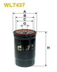 FILTR OLEJU FIAT DIESEL 2,3JTD 06- /DUCATO/ WIX WIX WL7443