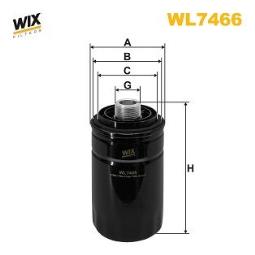 FILTR OLEJU AUDI BENZ. 1,8-2,0TFSI 07- /AUDI,SEAT,SKODA,VW/ WIX WIX WL7466
