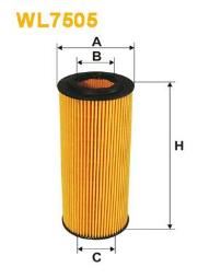 FILTR OLEJU AUDI BENZ. 3,0TFSI 07- /A4,A5,A6,A7,A8/ WIX WIX WL7505