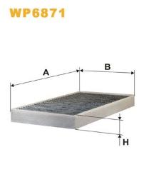 FILTR KABINY FIAT BRAVA,O 95-01 WIX WIX WP6871