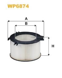 FILTR KABINY VW /T4/ WIX WIX WP6874