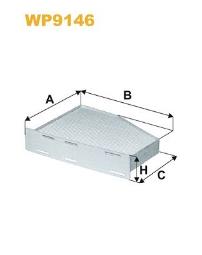 FILTR KABINY VW /A3,GOLF V,TOURAN/ 03- WIX WIX WP9146