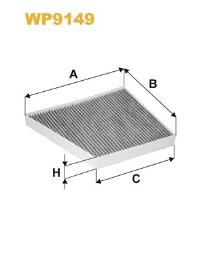 FILTR KABINY VW T5 1,9-2,5TDI 03- WIX WIX WP9167