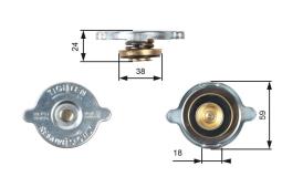 KOREK CHŁODNICY DB 2,2-2,9CDI 95-       /1,4BAR-20PSI/ /SPRINTER/ GATES RC125