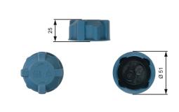 KOREK ZBIOR.WYR.FIAT/ALFA 1,0-3,2 96-   /1,4BAR-20PSI/ /145,146,147,156,PUNTO,DOBLO/ GATES RC220
