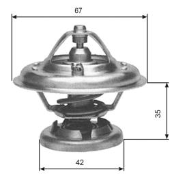 TERMOSTAT DB 124D 80" GATES TH 12680 G1