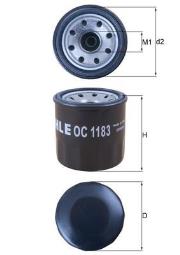 FILTR OLEJU KNECHT OC1183