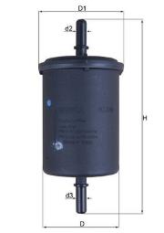 FILTR PALIWA PEUGEOT BENZ. 1,0-3,0 96- KNECHT KL248