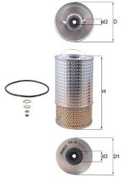 FILTR OLEJU DB DIESEL /124/ KNECHT OX38D