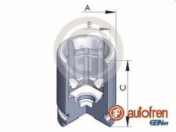 TŁOCZEK ZACISKU HAM./TYŁ/ HONDA ERT / AUTOFREN D025233