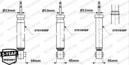 AMORT./TYŁ/ VW GOLF 13- /OESPECTRUM/ OE-SPECTRUM A376193SP