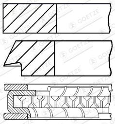 PIERŚ.TŁ.TOYOTA 1AZ-FE 86.00MM FEDERAL 08-439900-00