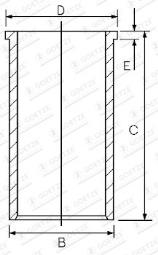 TULEJA CYL.DB 88.00 /STD/ 14-020300-00